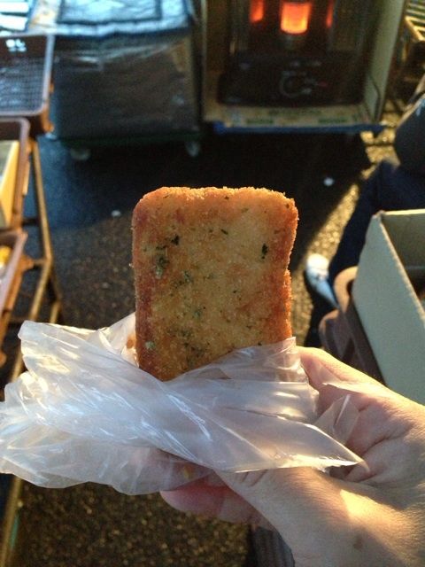 市場で購入した食材