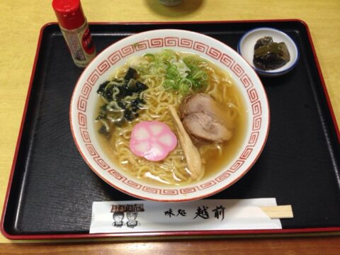 越前のラーメン