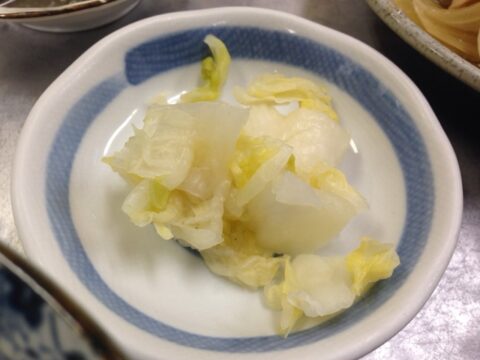 市場食堂のなすの味噌煮
