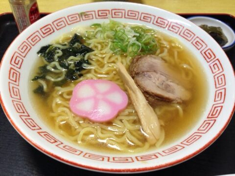 越前のラーメンの麺