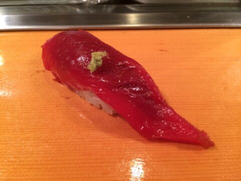 寿司大のカウンターで食べた寿司