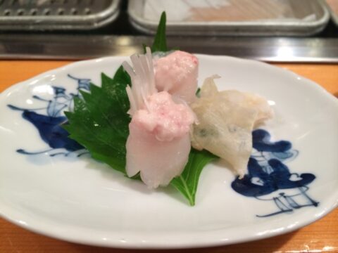 寿司大の貝のつまみ