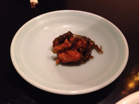 長生庵の付出したらこのうま煮