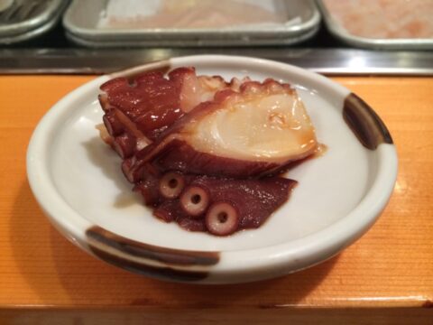 寿司大のカワハギと肝