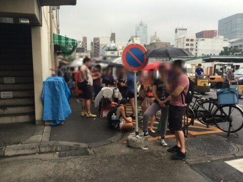 築地場内市場の寿司大外観