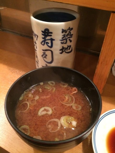 寿司大の味噌汁