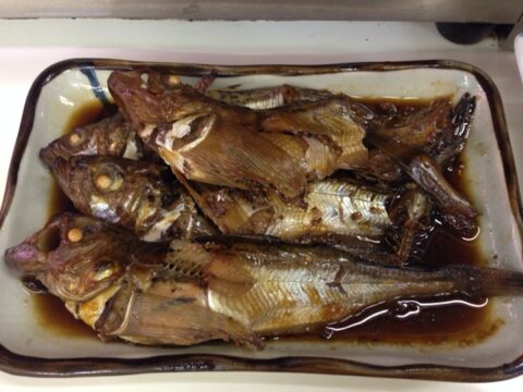 天末食堂のハタハタ煮付け