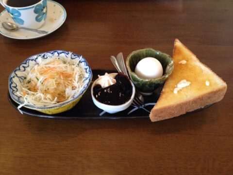 やすらぎ庵のモーニングサービス