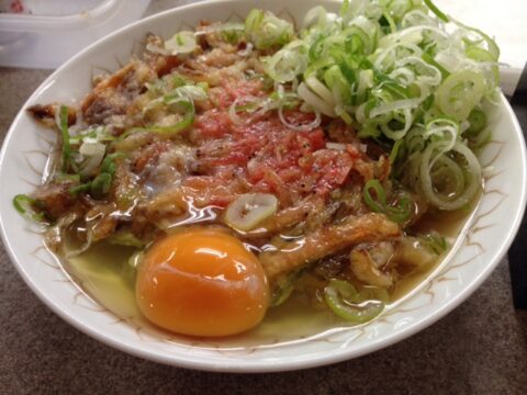 汁を吸ったかきつばたの特製天つま