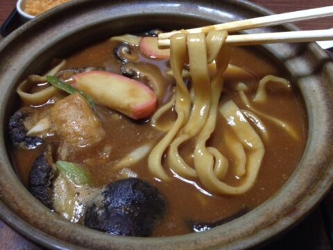 松喜久のカレーうどんの麺
