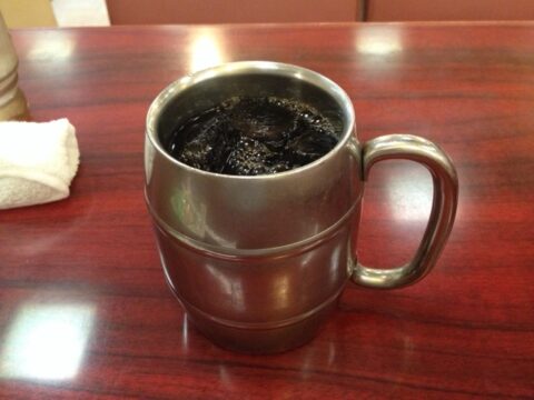かかしのアイスコーヒーカップ