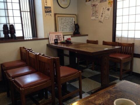 朝日屋の食品サンプルショーケース