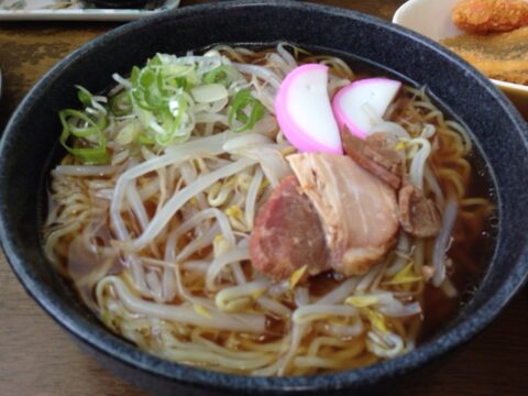魚一のもやしラーメン