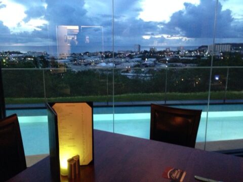 Papa’s から見えるグアムの夜景