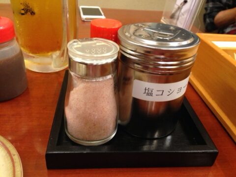 一升びん本店の卓上調味料