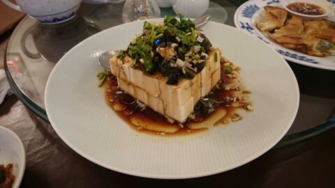 大新園のピータン豆腐