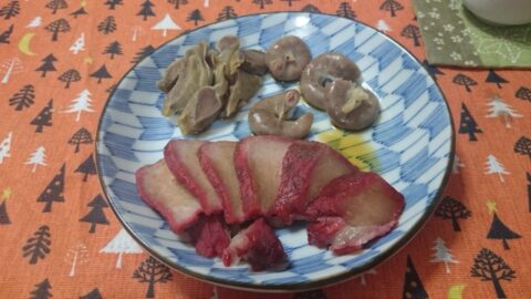 同發本館のコブクロと砂肝