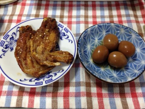 鳥重商店の惣菜で昼酒