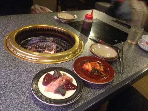 一升びん宮町店の焼き台