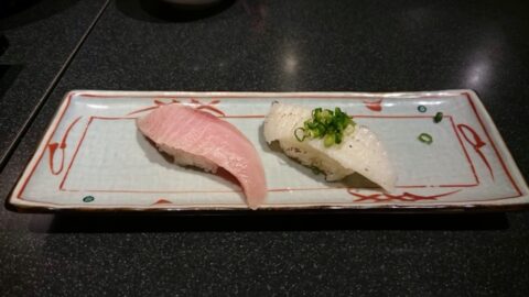 ぶりとあぶり縁側の握り