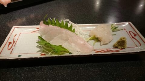 ハタと白えびのつまみ