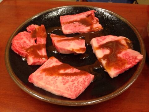 一升びん本店の松阪牛上カルビ