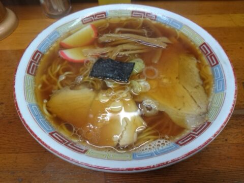中華亭峠店の中華そば