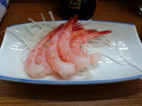 魚源食堂の甘海老