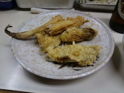 食堂かつやの天ぷらネタ