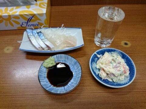 魚源食堂のポテトサラダ