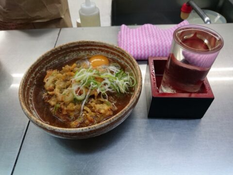 住よしの天つまとビール