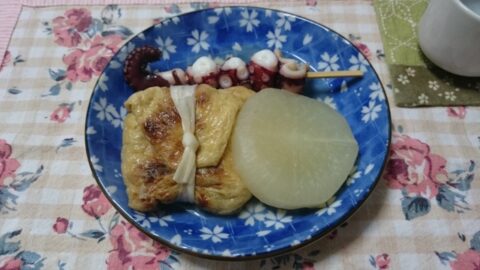 出汁が出た佃權のおでん
