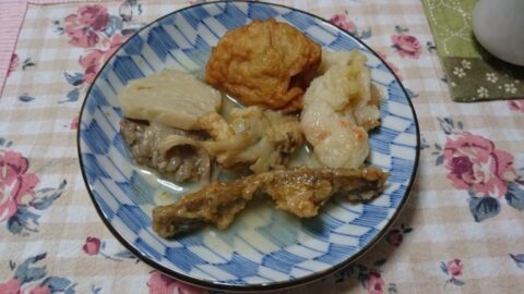 佃權の魚すじ入りおでん