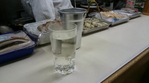 食堂かつやの熱燗