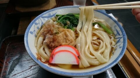 花鰹ののったきしめん