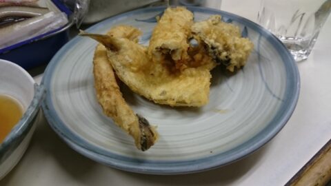 食堂かつやの天ぷら