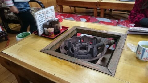 釜揚げきしめんの由来案内