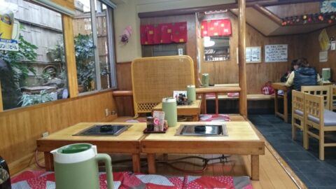 釜揚げきしめん一八の店内