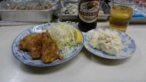 食堂かつやでの朝酒全容