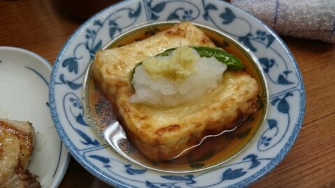 魚源食堂の揚げ出し豆腐