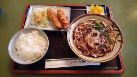 正木一八のきしめん定食