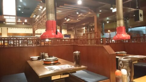 焼肉の井筒屋の店内