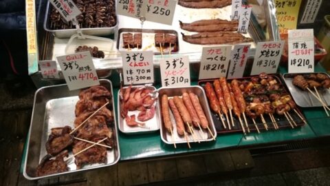 食べ歩き用の串商品