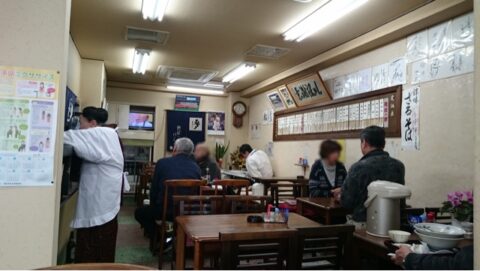 かどふく本店の店内