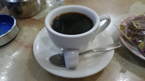 くろちゃんの熱いコーヒー