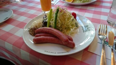 イノダコーヒのウインナーセット