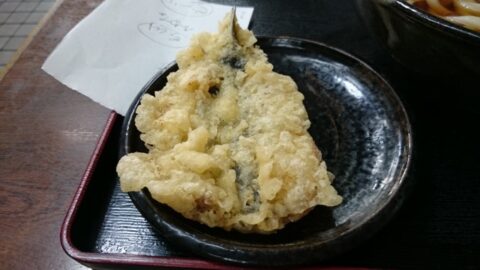 汁に沈ませた鰯天ぷら