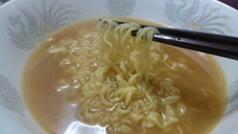 できあがったカムジャ麺