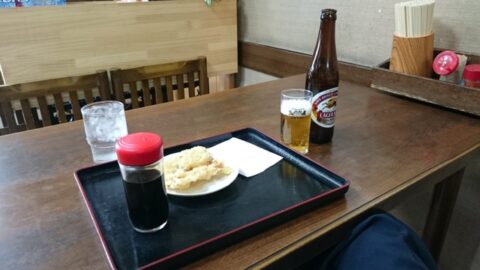 天ぷらとビール