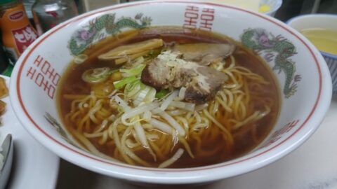 食堂かつやの醤油ラーメン